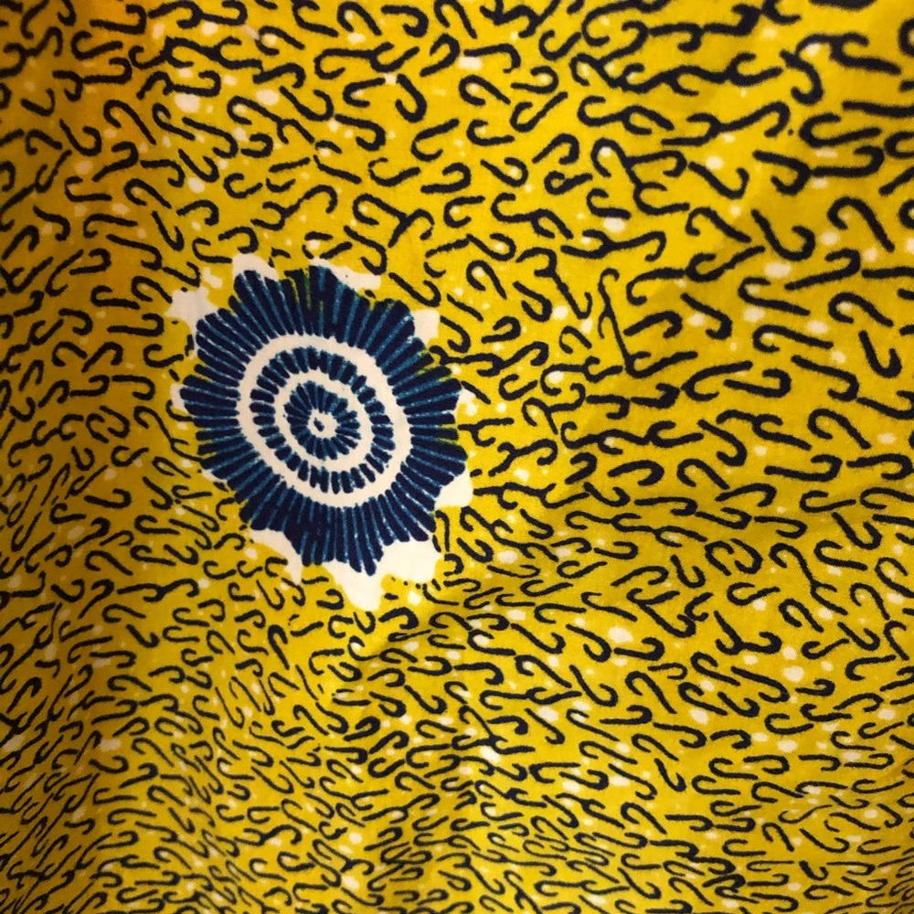 Ulla Johnson Blouse Ruffle Blue Green Long Sleeve Caasi US 12 - Picture 7 of 11